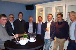 Het Cebeo team tertiair/industrie regio Oost - West-Vlaanderen<br>van links naar rechts: Kurt, Patrick, Wouter, Kurt, Thierry, Hendrik, Rik en salesmanager Johnny.